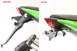 Portamatrícula RG Racing Lp0071bk Kawasaki EX 250 R Ninja