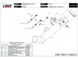 Supresor catalizador Mivv K.026.C1
