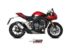 T.025.lr1t Mivv Silencioso Escape Sr-1 Titanium Triumph Speed Triple 1200 Rr Rs 2021-24