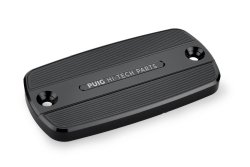 Tapa depósito líquido freno delantero Puig 22167N Kymco AK550 Premium 2024-2025 Negro
