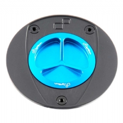 Tapón depósito Lightech TFN226COB Con cierre a rosca Azul cobalto