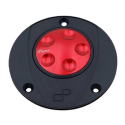 Tapón depósito Lightech TRN226ROS Con cierre Push Pull Rojo