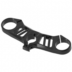 Tija superior Lightech TCADU001NER Ergal Negro Ducati Panigale 1100 V4 2018-2024