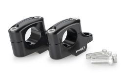 Torretas Manillar Puig 22180N Pullback Manillar Alto 20mm Diámetro 29mm Distancia 16mm Negro