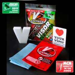 Limpiador pantalla casco V2 Sponge Visor Cleaner