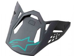 Visera casco Alpinestars S-M8 Radium Gris mate / Teal