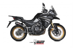 Vo.004.lzc Mivv Silencioso Escape Oval Black Con Tapa Carbono Voge Valico 525 Dsx 2024-25