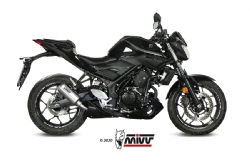 Y.055.sm3x Mivv Silencioso Escape Mk3 St. Steel Yamaha Mt-03 2016-25