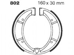 Zapatas freno Ebc 802G