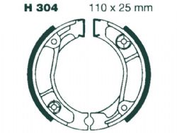 Zapatas freno Ebc H304