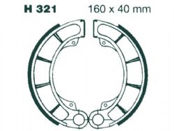 Zapatas freno Ebc H321