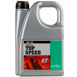 Aceite Motorex Top Speed 4T 5W-40 4 Litros