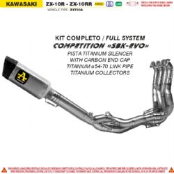 Escape completo Arrow 71216PTZ Kawasaki ZX-10R / ZX-10RR 2026