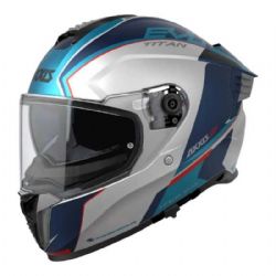 Casco Axxis Hawk EVO SV Titan A7 Azul Brillo