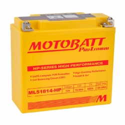 Batería litio Motobatt ML51814-HP Lithium HP