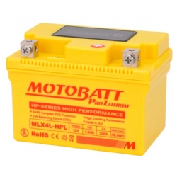 Batería litio Motobatt MLX4L-HPL (LED) Lithium HP