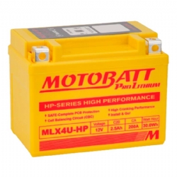 Batería litio Motobatt MLX4U-HP Lithium HP