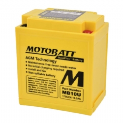 Batería Motobatt MB10U AGM Quadflex