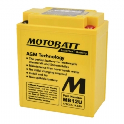 Batería Motobatt MB12U AGM Quadflex