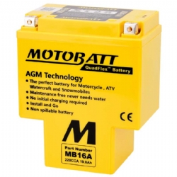 Batería Motobatt MB16A AGM Quadflex