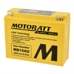 Batería Motobatt MB16AU AGM Quadflex