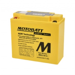 Batería Motobatt MB51814 AGM Quadflex