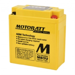 Batería Motobatt MB5U AGM Quadflex