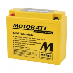 Batería Motobatt MB7BB AGM Quadflex