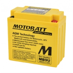 Batería Motobatt MB9U AGM Quadflex