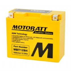 Batería Motobatt MBT12B4 AGM Quadflex