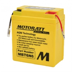 Batería Motobatt MBT6N6 AGM Quadflex