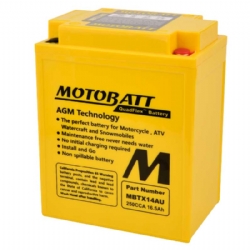 Batería Motobatt MBTX14AU AGM Quadflex