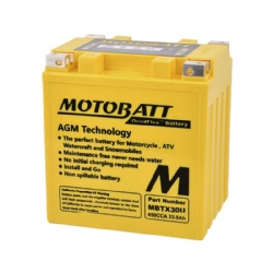 Batería Motobatt MBTX30U AGM Quadflex