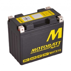 Batería Motobatt MHTX16 Hybrid AGM Lithium