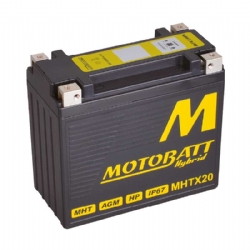 Batería Motobatt MHTX20 Hybrid AGM Lithium