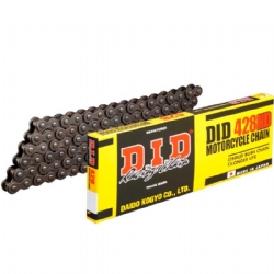 Cadena DID 428HD 132 eslabones negro para moto