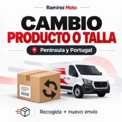 Cambio producto o talla Península y Portugal | Ramírez Moto
