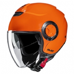Casco HJC i41 Naranja Tramonto | Jet con visor solar