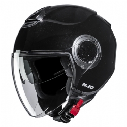 Casco HJC i41 Negro Metal | Jet con visor solar