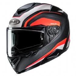 Casco HJC RPHA 72 Carbon Lis MC1 | Carbon + HJ-48