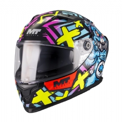 Casco MT Braker SV Crazy Teddy B7 Brillo