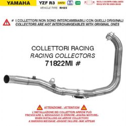 Colectores escape Arrow 71822MI Yamaha YZF R3 2025-2026