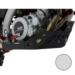 Cubrecárter de aluminio Crosspro AJP PR7 650 Adventure 17-25 plata
