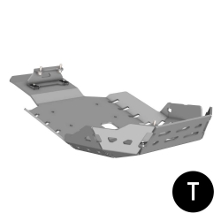 Cubrecárter de aluminio Crosspro BMW F750GS 21-22 negro 2CP090080A0005