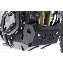 Cubrecárter de aluminio Crosspro CF Moto MT450 24 negro texturizado