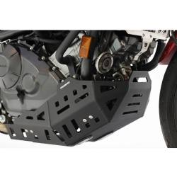 Cubrecárter de aluminio Crosspro Honda NC700X 12-17 negro texturizado
