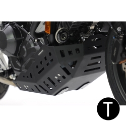 Cubrecárter de aluminio Crosspro Honda NC750X 21-24 negro texturizado