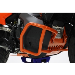 Cubrecárter de aluminio Crosspro Husqvarna Norden 901 22-25 naranja