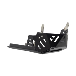 Cubrecárter de aluminio Crosspro KTM 390 Adventure R negro texturizado