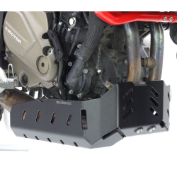 Cubrecárter de aluminio Crosspro QJ Motor SRT 700 X 23-24 negro texturizado